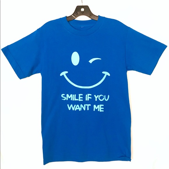 New T- Shirt “Simile If You Want Me” by NBS. - Picture 1 of 2